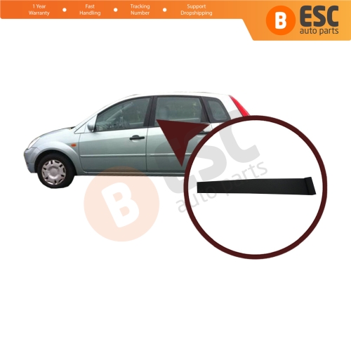 Rear Left Door Pillar Trim Moulding 2S61A25459AN for Ford Fiesta 5