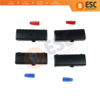 Air Conditioning Heater Climate Control Up Down Button Cover Set 6972163 for BMW X5 E53 E39