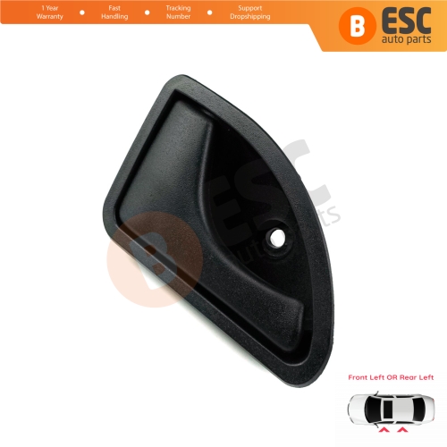 Interior Door Handle Black Left Doors7700309313 For Renault Kangoo Twingo