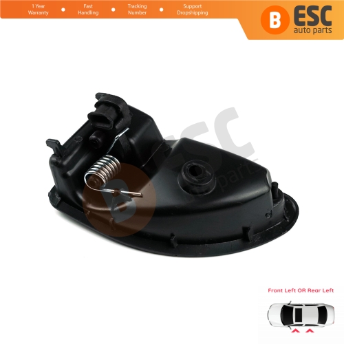 Interior Door Handle Black Left Doors7700309313 For Renault Kangoo Twingo