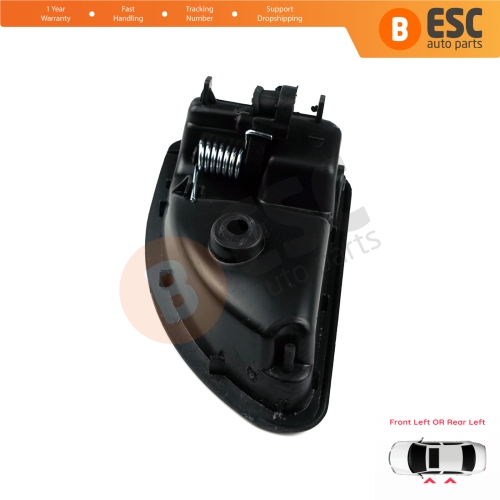 Interior Door Handle Black Left Doors7700309313 For Renault Kangoo Twingo