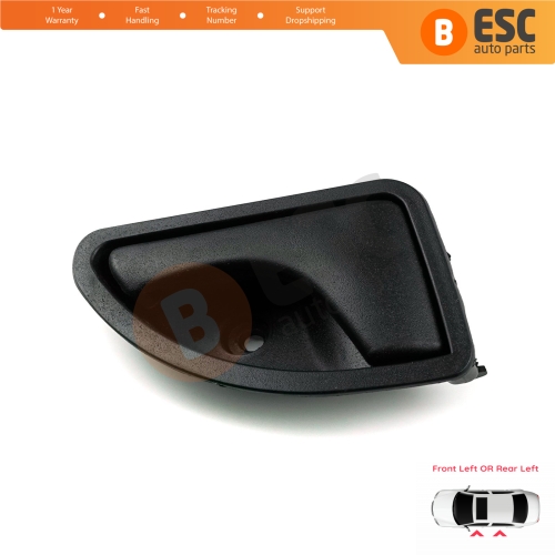 Interior Door Handle Black Left Doors7700309313 For Renault Kangoo Twingo