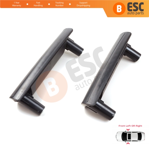 Front Interior Door Handle Grab Set 7H0867179B 7H0867180B for VW Transporter T5 Pre Facelift 2003-2009