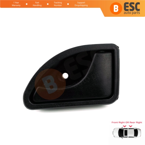 Interior Door Handle Black Right Door 7700309314 For Renault Kangoo Twingo MK1