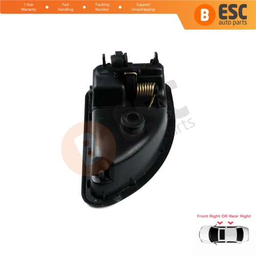 Interior Door Handle Black Right Door 7700309314 For Renault Kangoo Twingo MK1