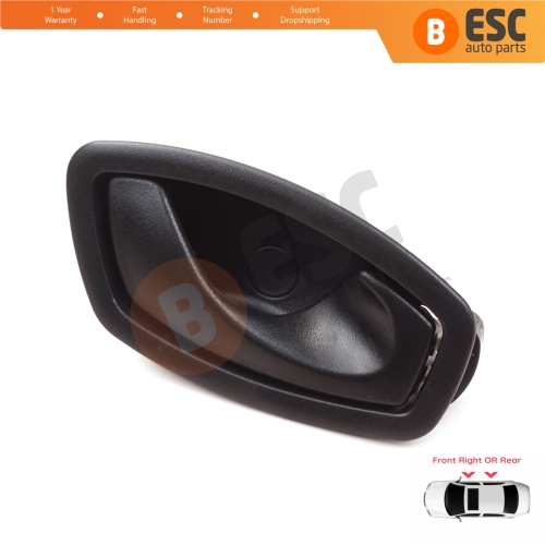 Interior Door Handle Right 806710001R BLACK for Renault Fluence Megane Scenic MK3 Clio MK4 Captur