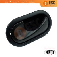 Interior Door Handle Front OR Rear Left Door Black 8200028487 for Renault Megane 2 2002-2008