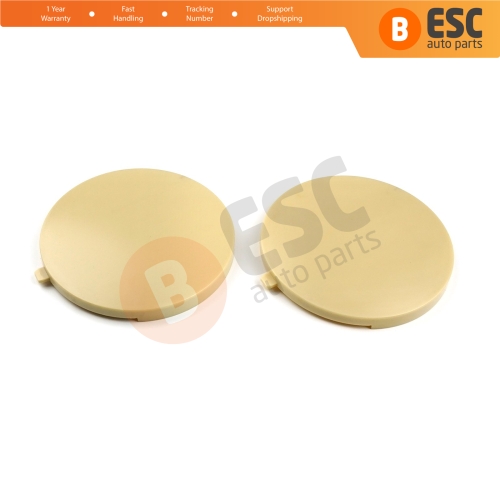 2 PCS Rear Ashtray Repair Part 1J0857962H Beige for VW Jetta Bora Golf MK4