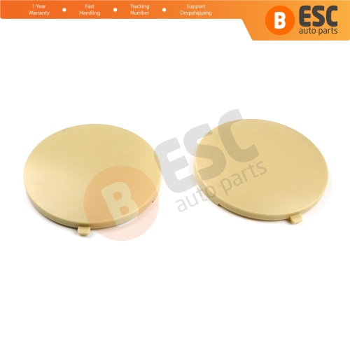 2 PCS Rear Ashtray Repair Part 1J0857962H Beige for VW Jetta Bora Golf MK4