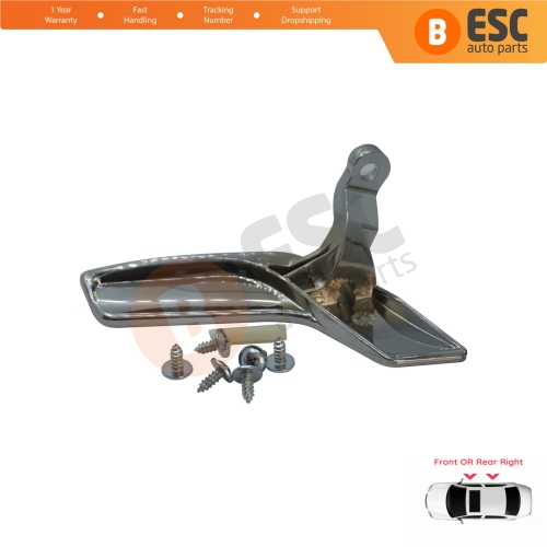 Interior Door Handle Bright Chrome Plated Right Side 2047202763 for Mercedes W204