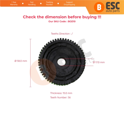 Transfer Case Servo Motor Actuator Gear 27107566296 for BMW BMW X3 X5 X6 Mercedes Rover