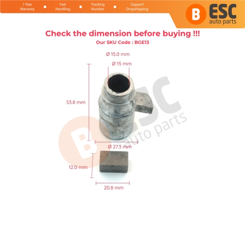 Armrest Adjuster Bush Sleeve Socket Repair Part Left 7H0883081 for VW Transporter T5 T6 Caravelle MultiVan