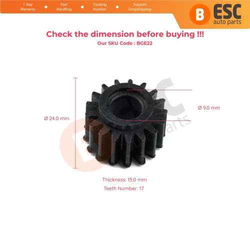 Front Windshield Wiper Gearbox Cog Motor Gear 1408200407 for Mercedes W140 C140 1992-1999