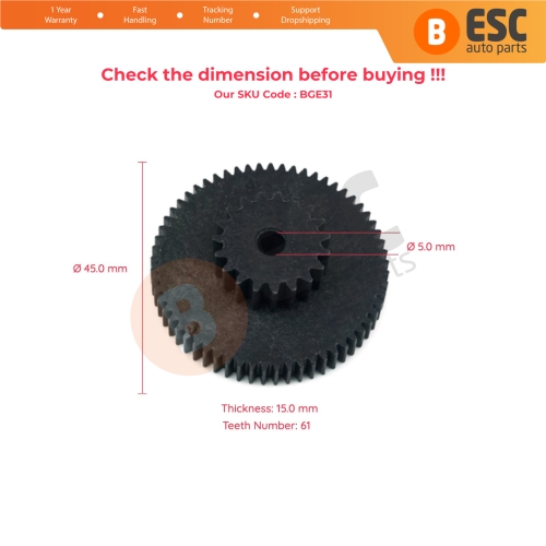 EGR Valve Repair Gear for Audi VW Seat Skoda 2.0 FSI Suzuki 1.9 DDIS Renault 1.9 DCI Motor