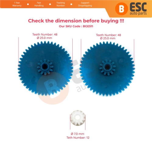 3 Pieces Electronic Odometer Gear Repair Set for Mercedes G W460 W461 S W126 SL W107 BMW 3 E30 5 E28 6 E24