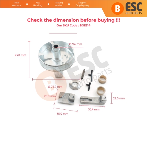 Armrest Latch Bracket Left Hand for Mercedes Vito Viano W639 Sprinter MK2 VW Crafter