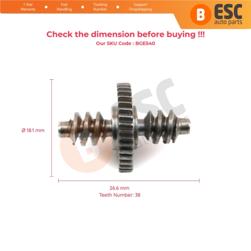 Side Mirror Repair Gear For Volvo S40 S60 38 Teeth