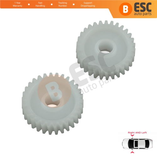 2 Pieces Electrical Side Wing Mirror Folding Motor Repair Gear 30 Teeth for Hyundai i30 i20 i10