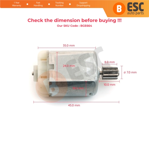 Door Lock 12V DC Actuator Big Motor Gear For Audi VW Skoda Porsche