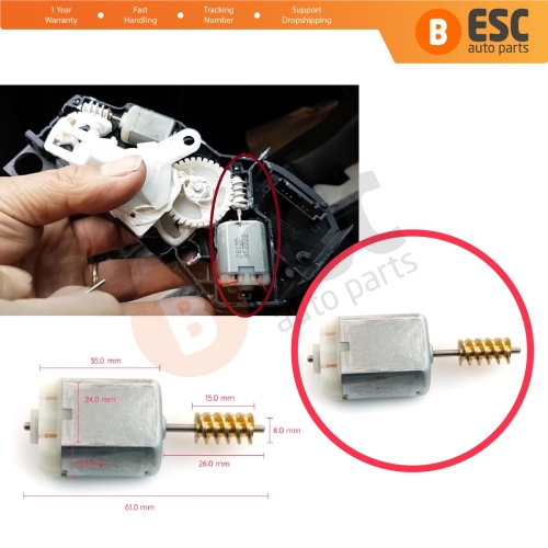 Door Lock Actuator FC280 Big Motor Gear for BMW 7 Series F01 F02 F03 F04 2008-2015