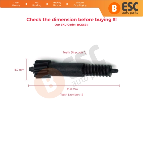 Kilometer Speedometer Repair Gear 12 Teeth for Massey Ferguson