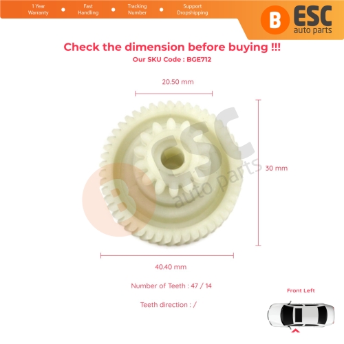 Left Seat Belt Tensioner Feeder Motor Repair Gear for Mercedes CLK Class W209 C209 A209 E W207 C207 A207 Convertible Coupe A2078600182