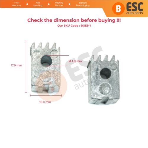 2 Pieces Armrest Handle Fastening Lock Gear A0009705301 A0009704401 for Mercedes Vito W638 V Class