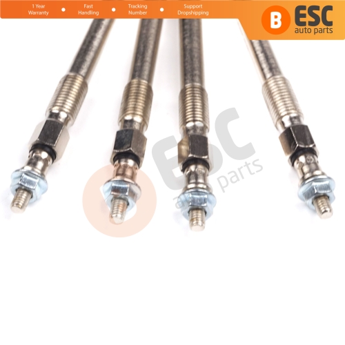 4 Pcs Heater Glow Plugs 596019 1148105 GX4118 for Citroen Toyota Ford Peugeot Mazda Volvo Suzuki Mini