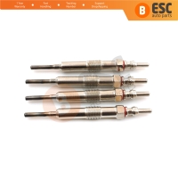 4 Pieces Glow Plug Auxiliary Heater 4.4 Volt 8200682592 for Renault Dacia Mercedes Nissan 1.5 dCi Engine