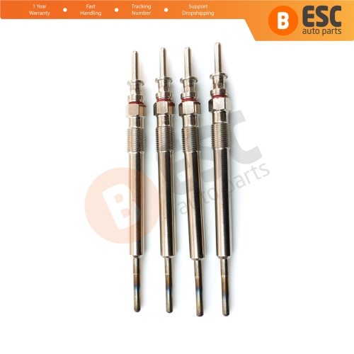 4 Pieces Glow Plug Auxiliary Heater 5.4 Volt 12230038490 for BMW F N47 N57 Diesel Engines