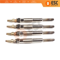 4 Pcs Heater Glow Plugs 7700111940 GN019 0100226375 for Renault Dacia Daewoo 1.9D