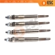 4 Pcs Heater Glow Plugs GX96 XS4U6M090AB GN993 for Ford 1.8