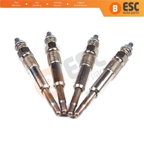 4 Pcs Heater Glow Plugs GX84 7700100586 0100226238 for Honda Renault Rover 1.9 2.0 2.2