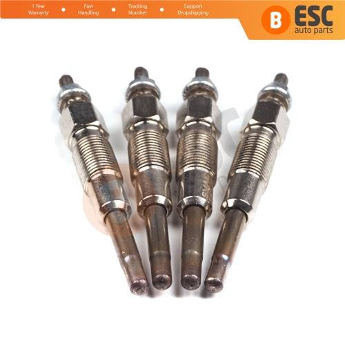 4 Pcs Heater Glow Plugs GX79 350G0100226354 for Renault Peugeot Citroen Iveco 2.8 2.5