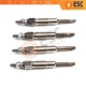 4 Pcs Heater Glow Plugs GX79 350G0100226354 for Renault Peugeot Citroen Iveco 2.8 2.5