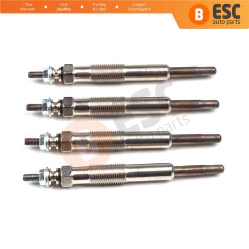 4 Pcs Heater Glow Plugs GX94 0100226245 363G for Renault Opel Vauxhall 1.9 D