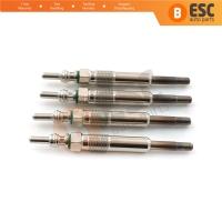 4 Pcs Heater Glow Plugs GX82 0100226373 for Renault Opel Nissan Dacia Suzuki Mitsubishi 11 Volt