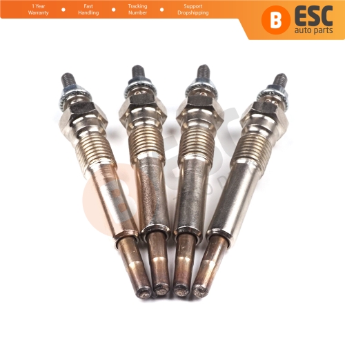 4 Pcs Heater Glow Plugs GJ26IS 371G 100226208 for Isuzu Opel Bedford Vauxhall