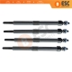 4 Pieces Heater Glow Plugs 12 Volt for Perkins 2666A016 1103 1104 1106