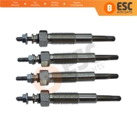 4 Pieces Heater Glow Plug 10.5 Volt OK04S18140A for Kia Sportage Besta Mazda 626