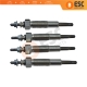 4 Pieces Heater Glow Plug 10.5 Volt OK04S18140A for Kia Sportage Besta Mazda 626