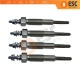 4 Pieces Heater Glow Plugs 24 Volt SE0118140A for Mazda Parkway Titan T2000 T2500 T2600 T3000 T3500 T4100