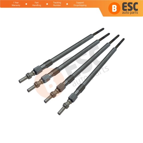 4 Pieces Heater Glow Plugs 11.5 Volt A0011594601 for Mitsubishi Colt 1.5 DI Smart 1.5 CDI