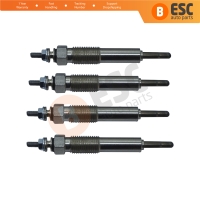 4 Pieces Heater Glow Plugs 20.5 Volt ME017010 GJ54MI for Mitsubishi Canter Rosa 4D30