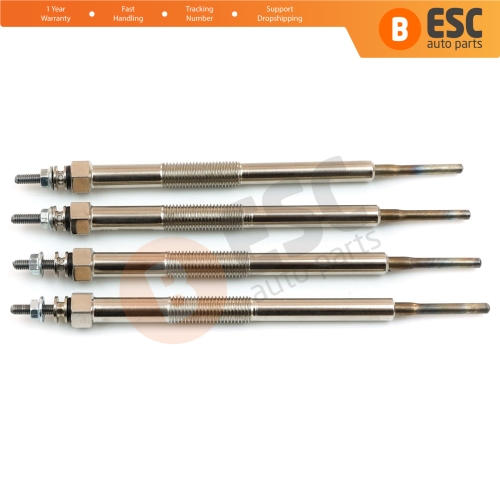 4 Pieces Heater Glow Plug 11 Volt ME203539 for Mitsubishi Pajero Montero Shogun V60 V80 Canter 35 55