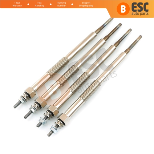 4 Pieces Heater Glow Plug 11 Volt ME203539 for Mitsubishi Pajero Montero Shogun V60 V80 Canter 35 55