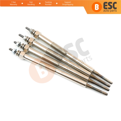 4 Pieces Heater Glow Plug 11 Volt ME203539 for Mitsubishi Pajero Montero Shogun V60 V80 Canter 35 55