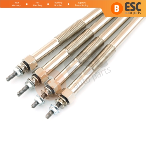 4 Pieces Heater Glow Plug 11 Volt ME203539 for Mitsubishi Pajero Montero Shogun V60 V80 Canter 35 55