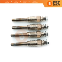 4 Pieces Glow Plug Auxiliary Heater XS7H6M090AA GN984 for Renault Megane MK1 1.9 TDI