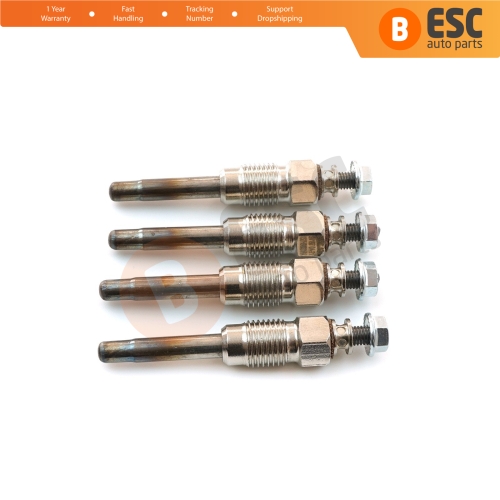 4 Pieces Glow Plug Auxiliary Heater XS7H6M090AA GN984 for Renault Megane MK1 1.9 TDI